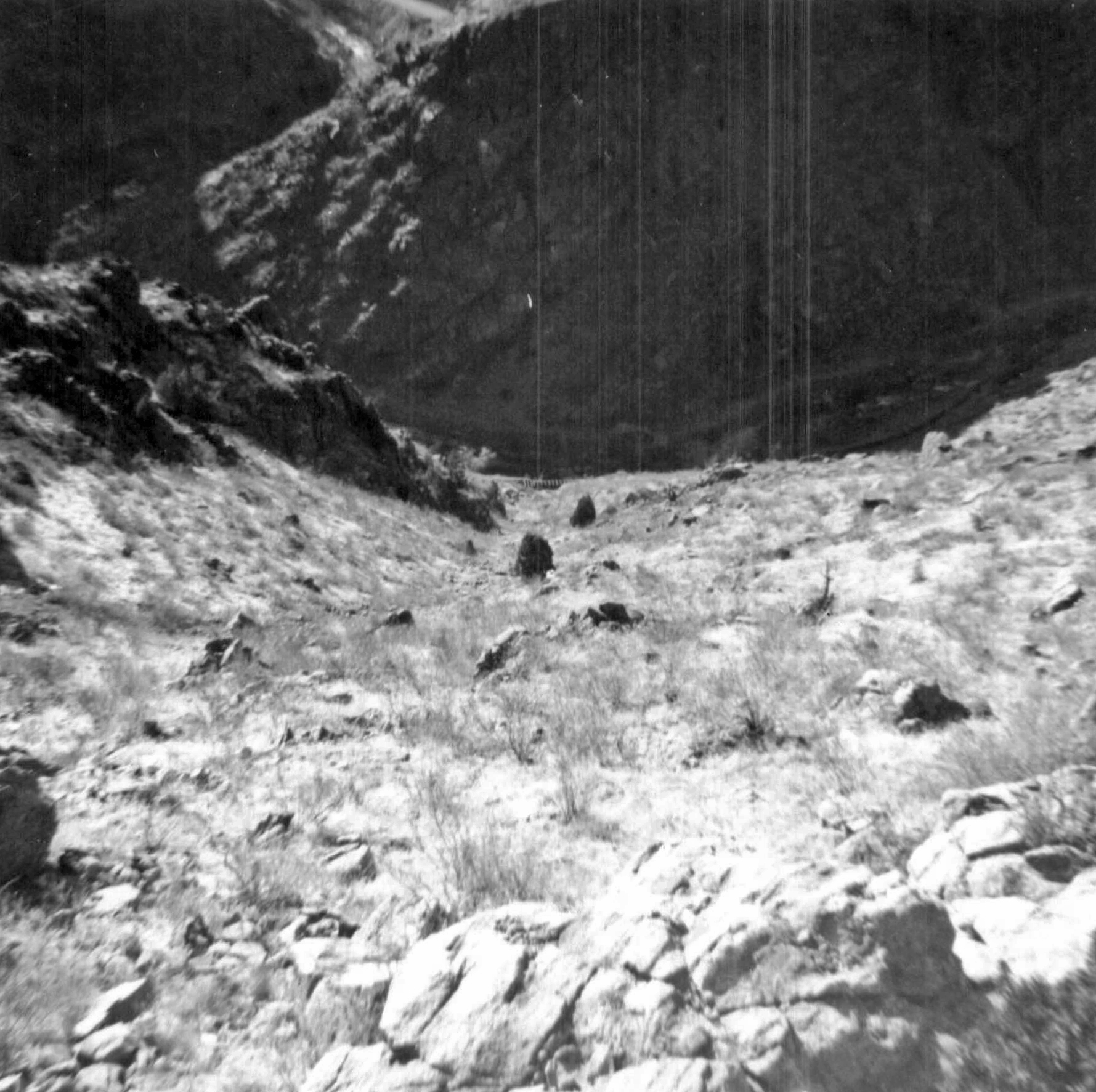 Car wreck near Golden, CO circa Nov 1960